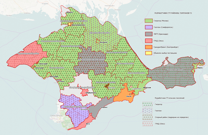 Генеральные планы крым