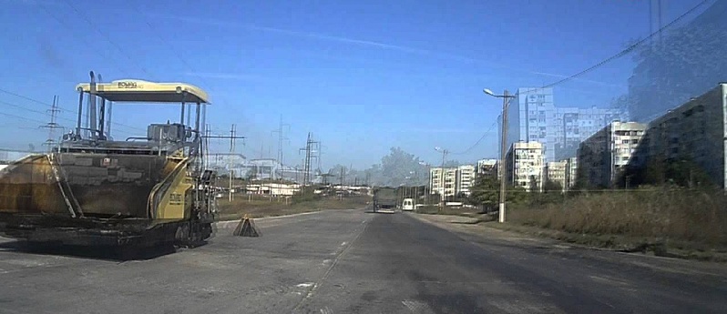 Индустриальное шоссе в Керчи