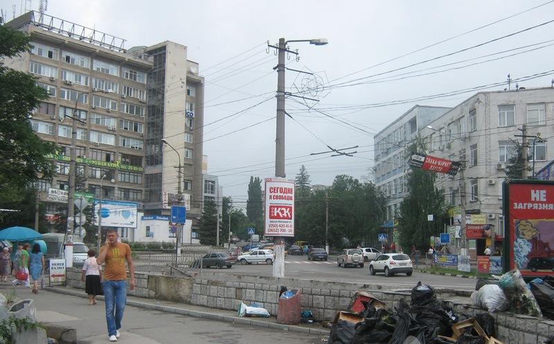 Площадь Куйбышева в Симферополе стала особой зоной