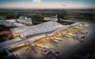 Опубликована новая визуализация территории и здания нового терминала симферопольского аэропорта "Крымская волна"